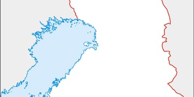 Κενό χάρτη της Φινλανδίας