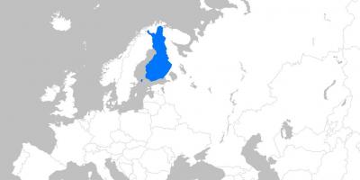 Η φινλανδία στο χάρτη της ευρώπης